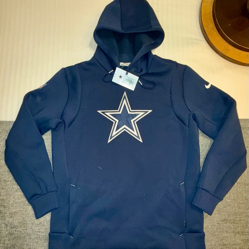 NWT Nike Therma-Fit Dallas Cowboys Thick Pocketed Pullover Hoodie Men’s